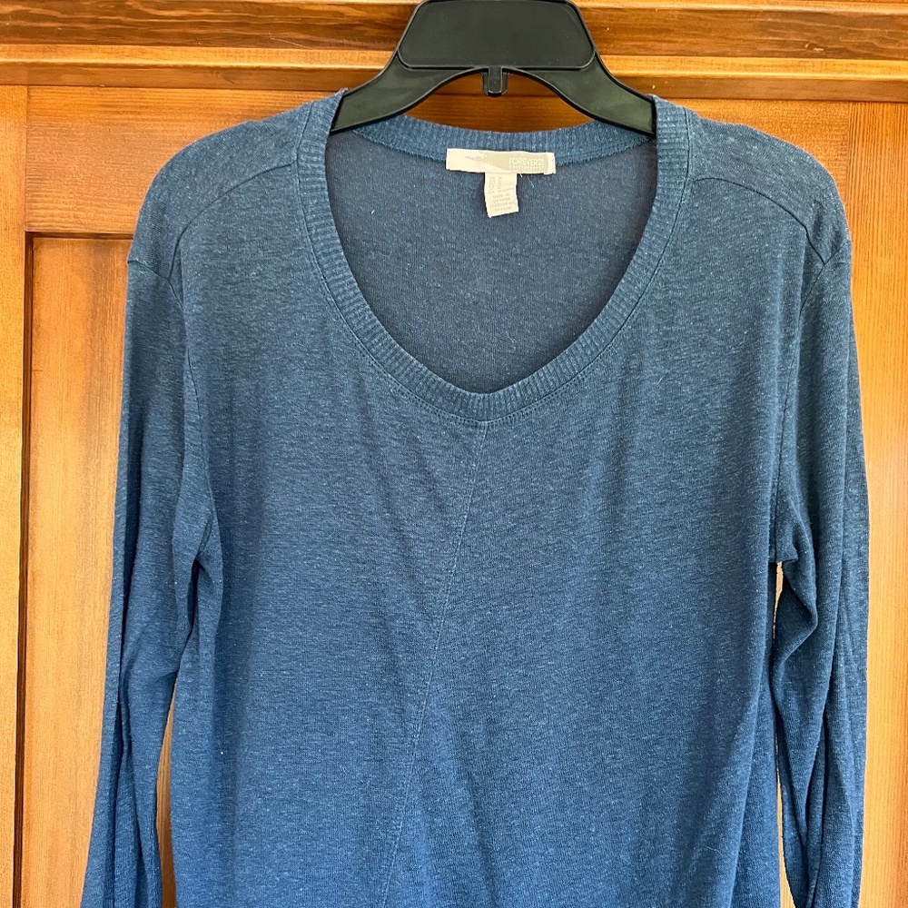Lightweight Summer Sweater |  Blue | Size M